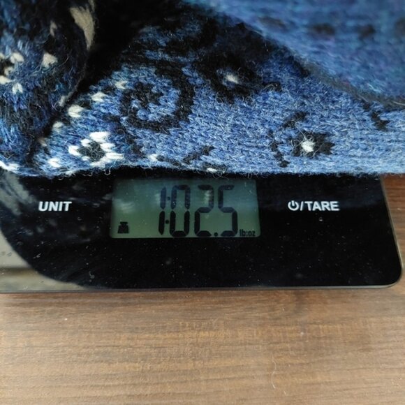 Icelandic Design Snowflakes Lined Wool Sweater Cardigan Size Meduim - Picture 11 of 11